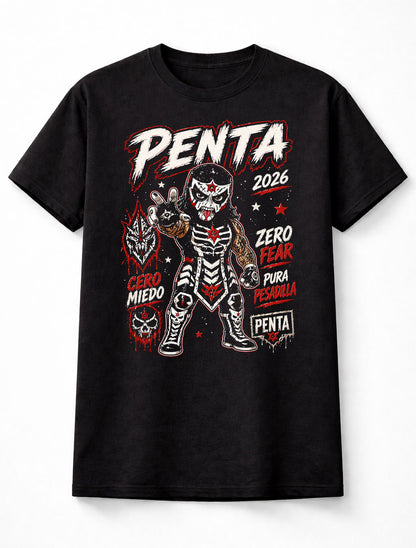 Penta Zero Miedo Wrestling T-Shirt – Skull Mask Lucha Libre Fan Tee Adults & Kids Unisex T-Shirt