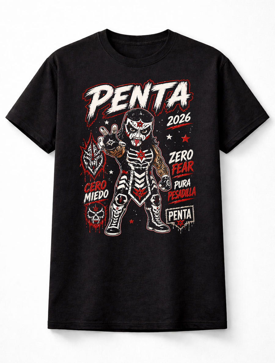 Penta Zero Miedo WWE Lucha Libre Skull Mask Wrestling Graphic Unisex T-Shirt
