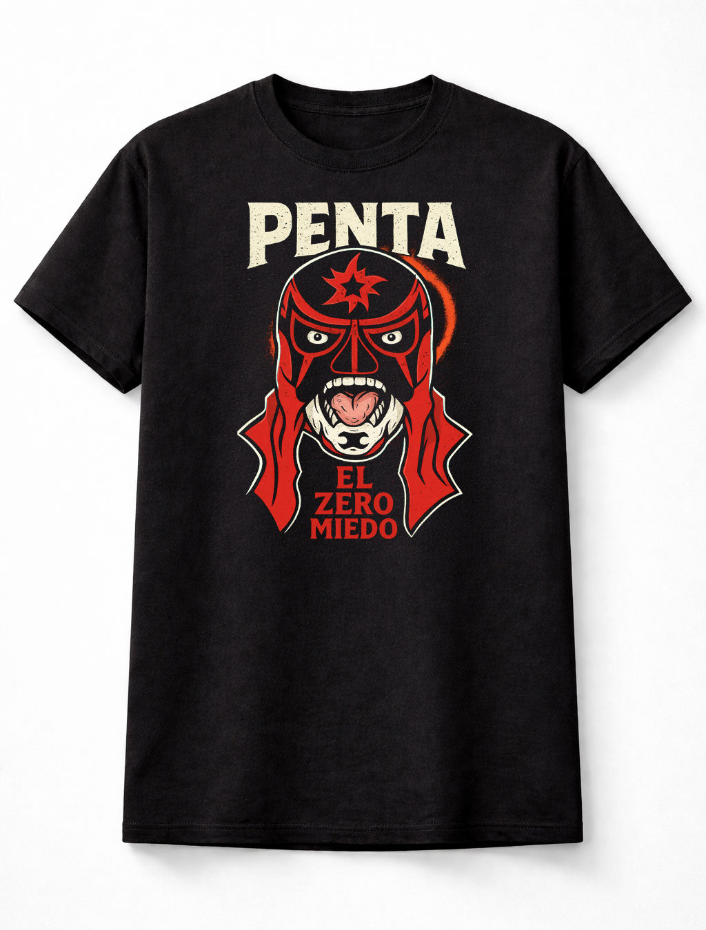 Penta El Zero Miedo Mask Graphic – “Cero Miedo” Classic Lucha Libre Adults & Kids Unisex T-Shirt