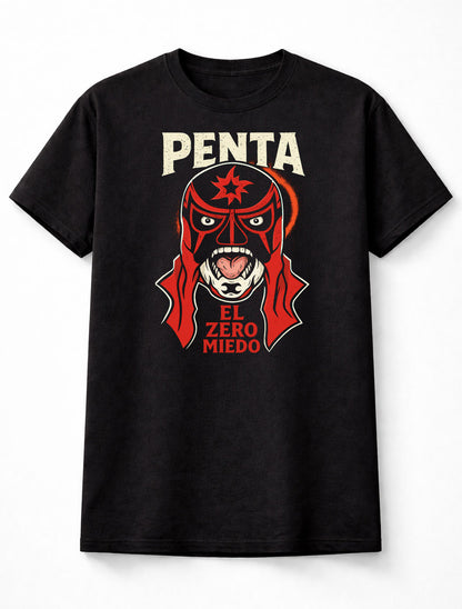 Penta El Zero Miedo Mask Graphic – “Cero Miedo” Classic Lucha Libre Adults & Kids Unisex T-Shirt