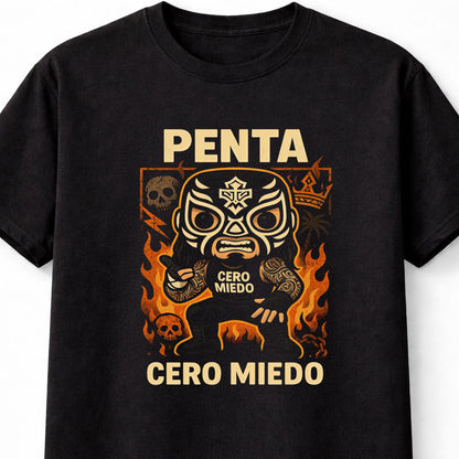 Penta Cero Miedo Lucha Libre Adults & Kids Unisex T-Shirt