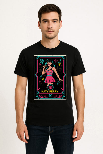Katy Perry Pop Star Retro Unisex T-Shirt Colorful Music Legend Tee