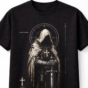 Templar Pilgrim Knight Medieval Gothic Crusader Sword Unisex T-Shirt