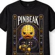 Pinbeak Hellraiser Pinhead Cenobite Horror Puzzle Box Duck Unisex T-Shirt
