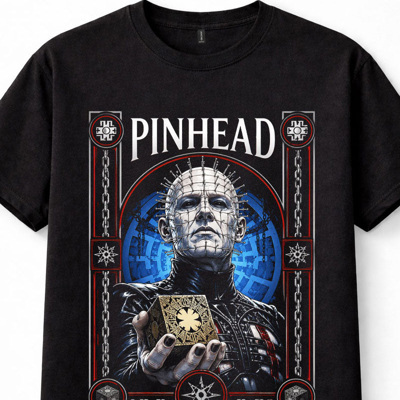 Hellraiser Pinhead Cenobite Lament Configuration Horror Movie Unisex T-Shirt