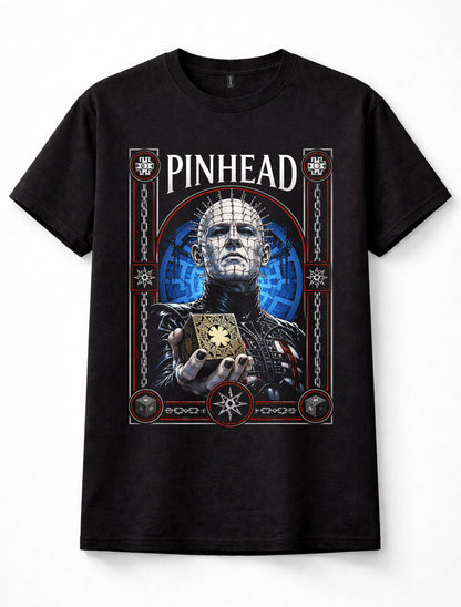 Hellraiser Pinhead Cenobite Lament Configuration Horror Movie Unisex T-Shirt