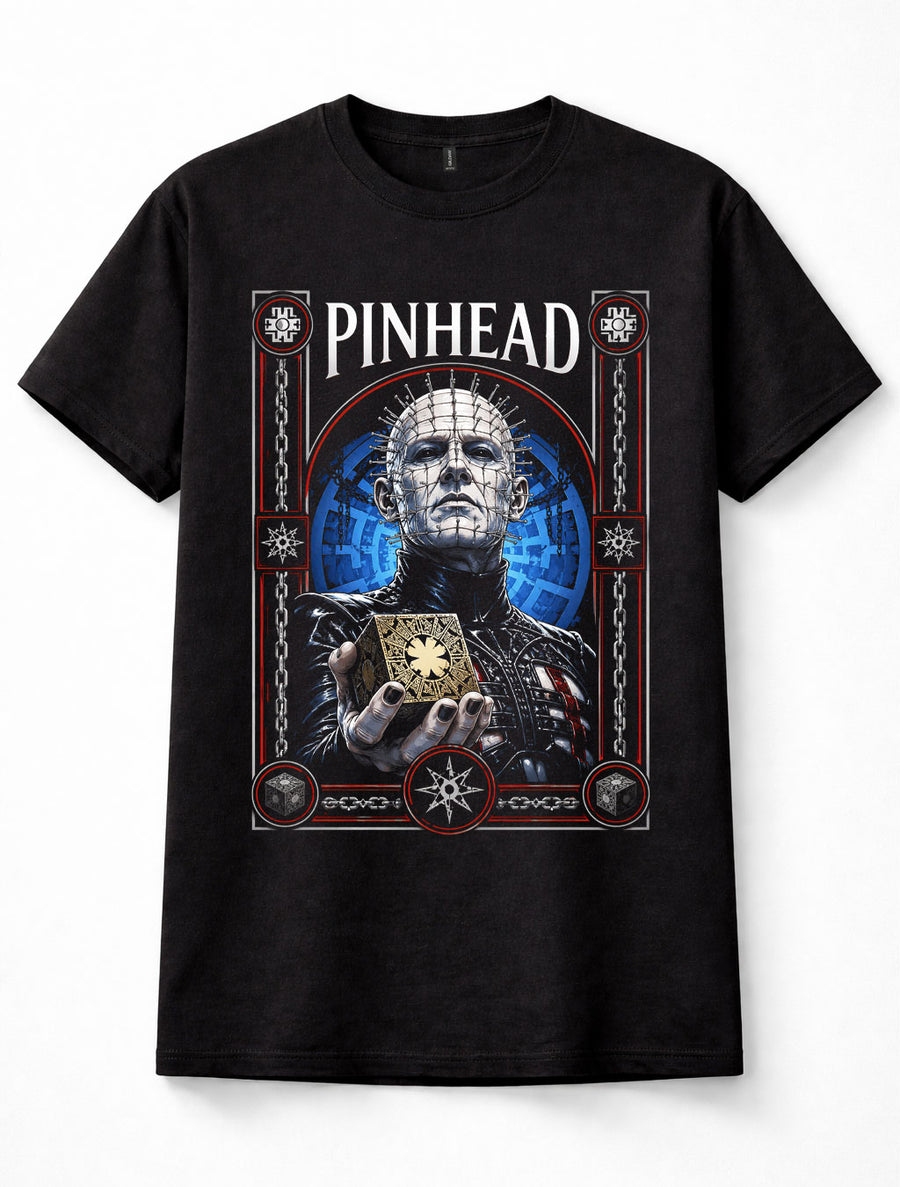 Hellraiser Pinhead Cenobite Lament Configuration Horror Movie Unisex T-Shirt