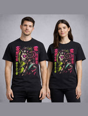 Cyberpunk Zombie Girl Anime Horror Manga Graphic Unisex T-Shirt