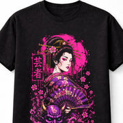 Geisha Hannya Mask Japanese Demon Anime Unisex T-Shirt