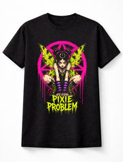 Pixie Problem Fairy Punk Grunge Wings Graphic Unisex T-Shirt