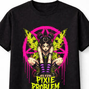 Pixie Problem Fairy Punk Grunge Wings Graphic Unisex T-Shirt