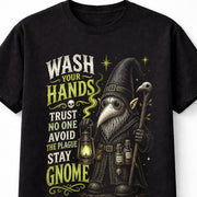 Plague Doctor Gnome Gothic Dark Humor Vintage Graphic Unisex T-Shirt
