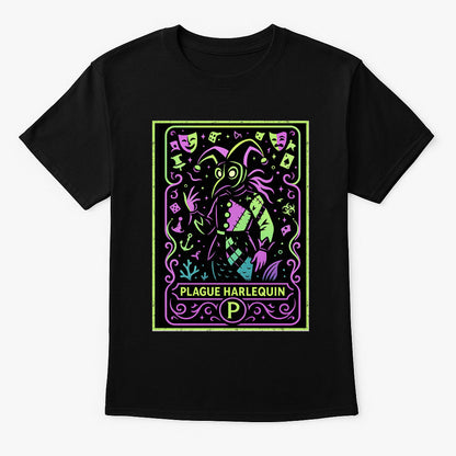 Plague Harlequin Carnival Horror Dark Gothic Alternative Unisex T-Shirt