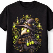 Plague Doctor Gnome Gothic Raven Horror Graphic Unisex T-Shirt