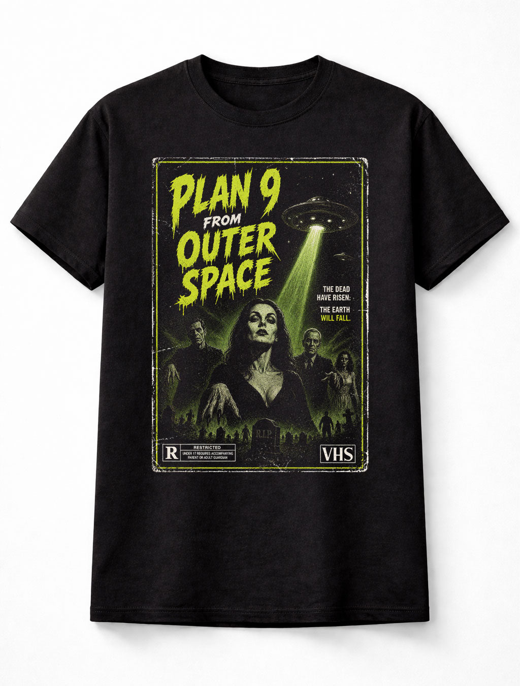 Plan 9 From Outer Space Sci Fi Horror VHS Unisex T-Shirt
