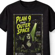 Plan 9 From Outer Space Sci Fi Horror VHS Unisex T-Shirt