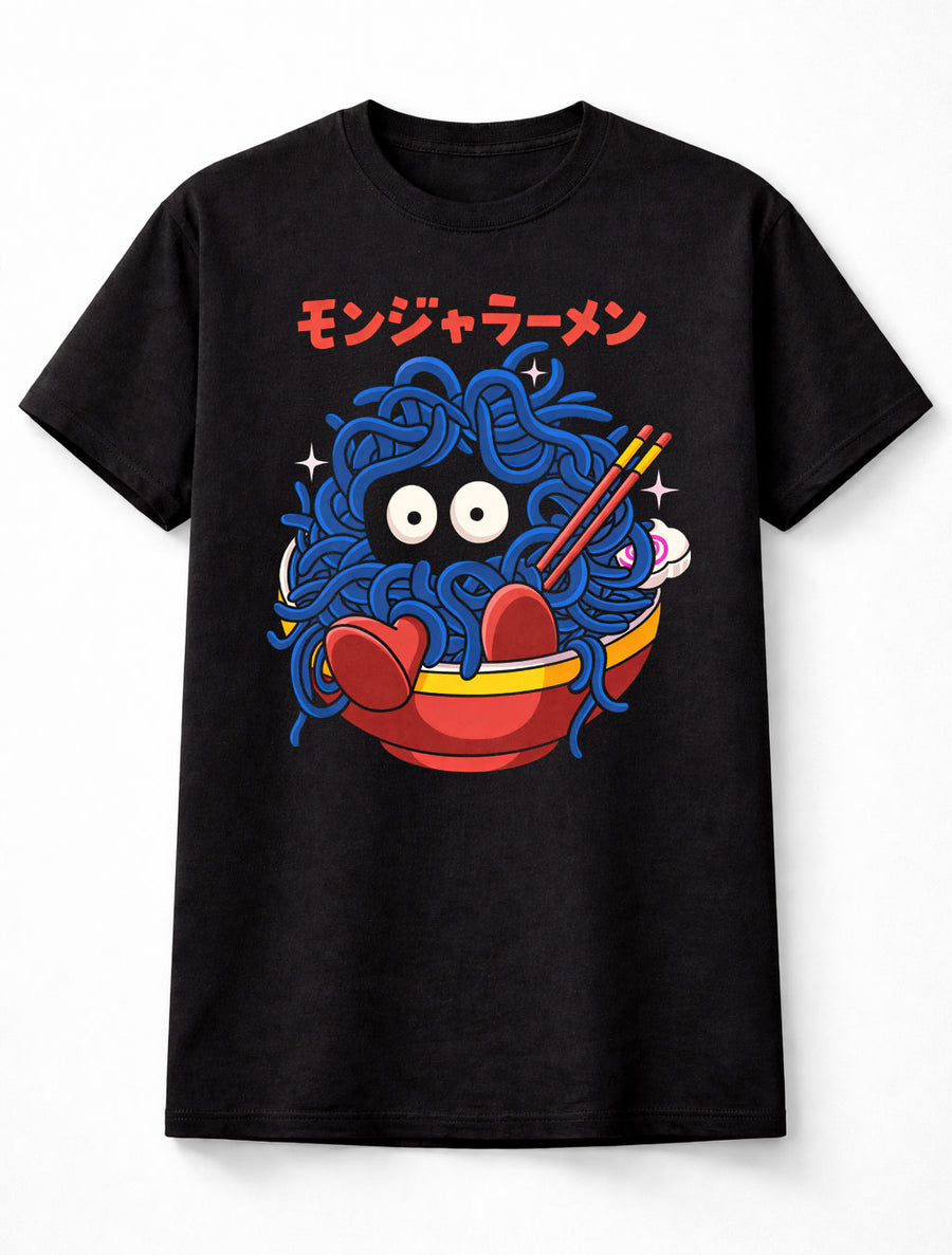 Tangela Monster Ramen Kawaii T-Shirt Cute Noodle Pokemon Tee Adults & Kids Unisex T-Shirt