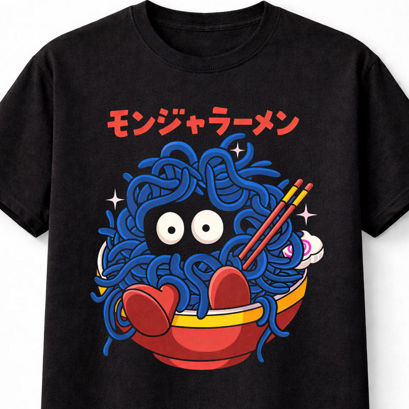 Tangela Monster Ramen Kawaii T-Shirt Cute Noodle Pokemon Tee Adults & Kids Unisex T-Shirt