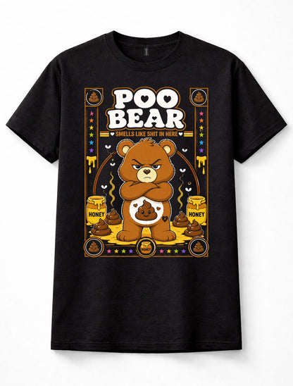 Poo Bear Care Bears Funny Adult Humour Unisex T-Shirt