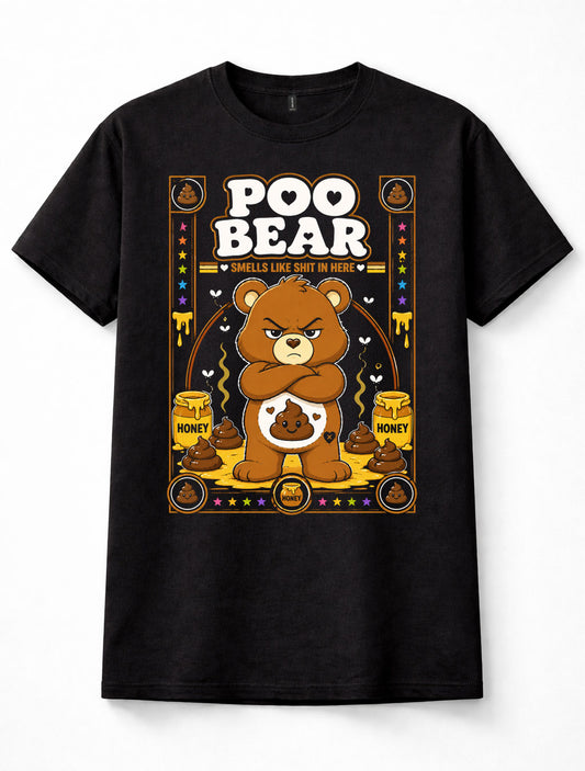 Poo Bear Care Bears Funny Adult Humour Unisex T-Shirt