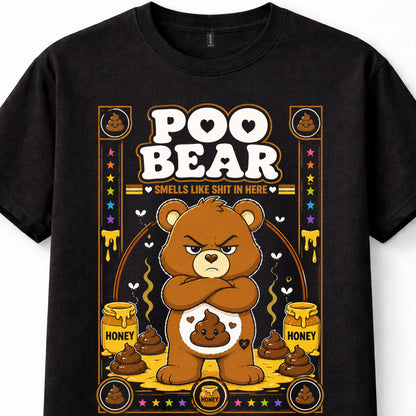 Poo Bear Care Bears Funny Adult Humour Unisex T-Shirt