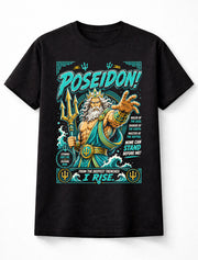 Poseidon Greek God of the Sea Trident Mythology Unisex T-Shirt