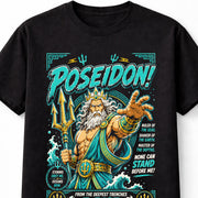 Poseidon Greek God of the Sea Trident Mythology Unisex T-Shirt
