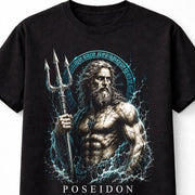 Poseidon Greek God of the Sea Trident Mythology Unisex T-Shirt