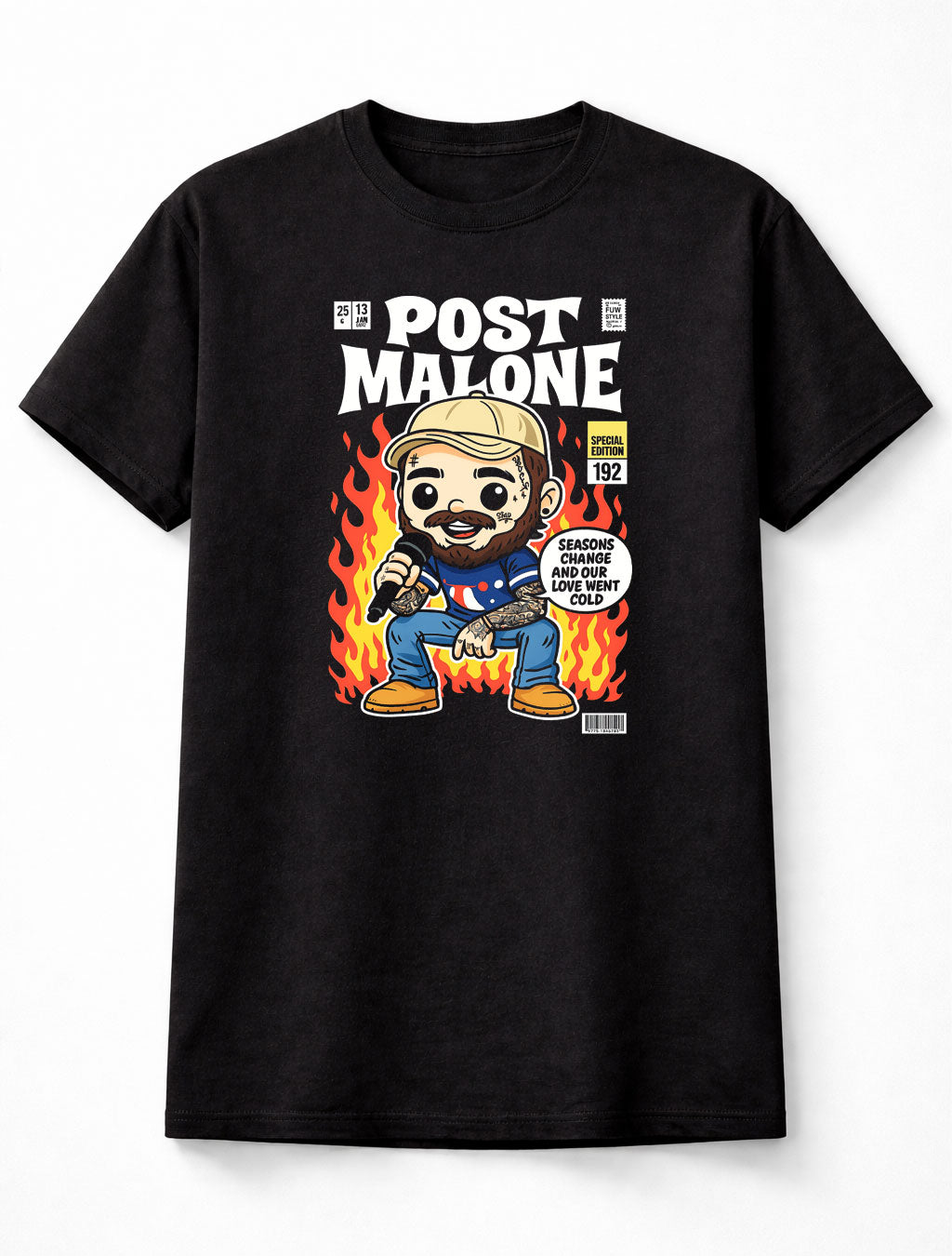 Post Malone Circles Seasons Change Pop Rap Adults & Kids Unisex T-Shirt