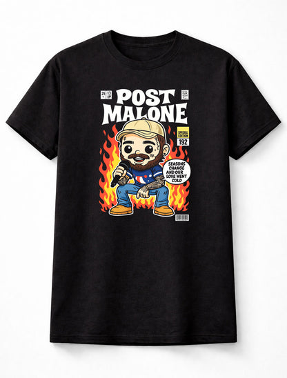 Post Malone Circles Seasons Change Pop Rap Adults & Kids Unisex T-Shirt