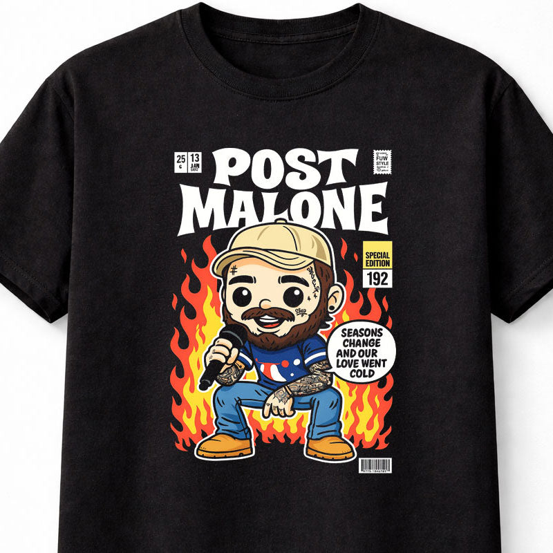 Post Malone Circles Seasons Change Pop Rap Adults & Kids Unisex T-Shirt