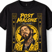 Post Malone Rap Hip Hop Music Singer Fan Gift Unisex T-Shirt