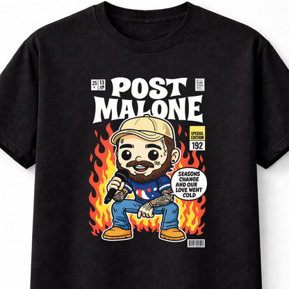 Post Malone Circles Seasons Change Pop Rap Adults & Kids Unisex T-Shirt