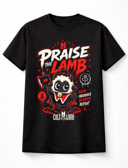 Cult Of The Lamb Praise The Lamb Gaming Horror Unisex T-Shirt