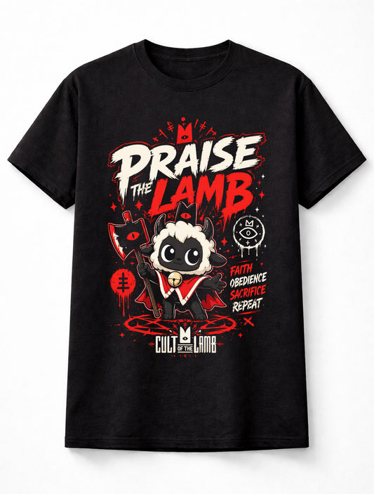 Cult Of The Lamb Praise The Lamb Gaming Horror Unisex T-Shirt
