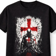 Pray Fight Defend Knights Templar Crusader Warrior Graphic Unisex T-Shirt