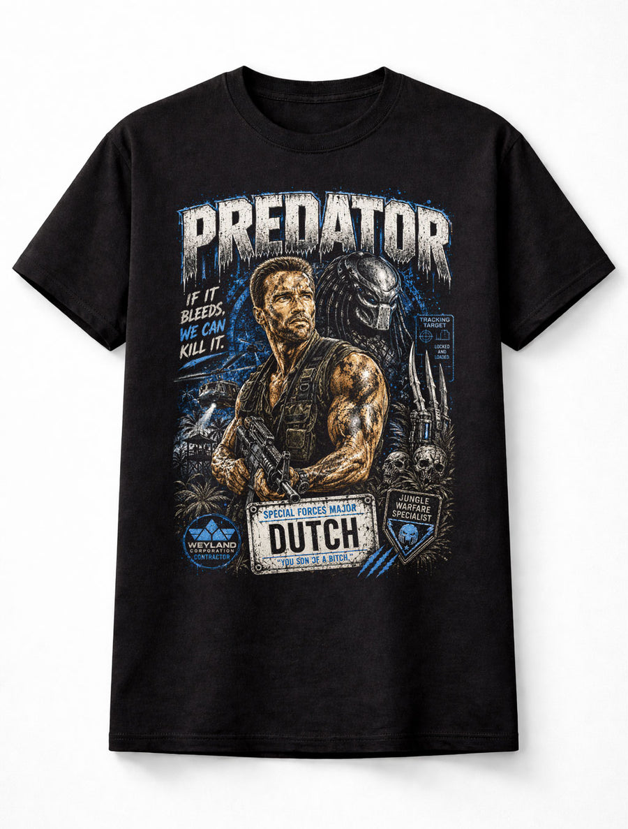 Predator Dutch Jungle Hunter Sci-Fi Action Movie Unisex T-Shirt
