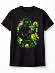 Predator Alien Hunter Jungle Skull Sci-Fi Horror Graphic Adults & Kids Unisex T-Shirt