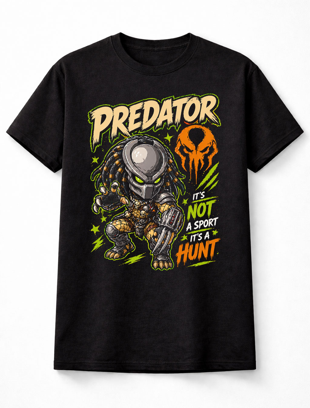 Predator Hunter Sci Fi Movie Alien Creature Action Unisex T-Shirt