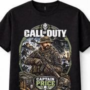Call of Duty Captain Price Gaming Military Soldier Tactical Unisex T-Shirt