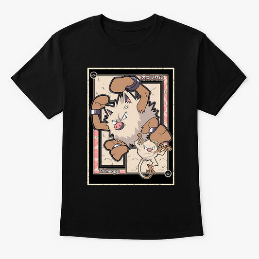 Pokémon Primeape Fighting Type Unisex Adults & Kids T-Shirt