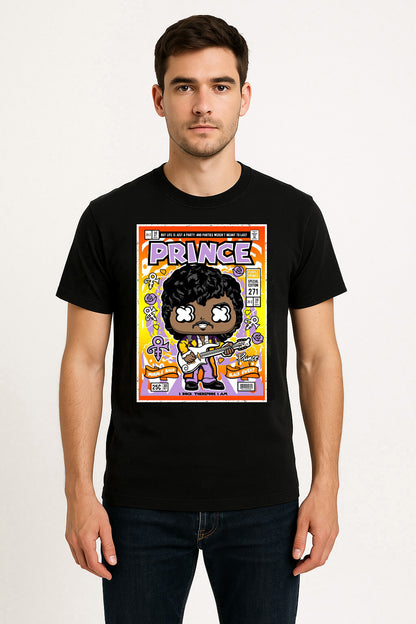 Prince Purple Rain Pop Legend Funko Pop Style Unisex T-Shirt