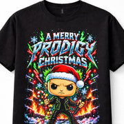 The Prodigy Merry Christmas Electronic Music Rave Festive Unisex T-Shirt