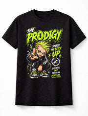 The Prodigy Smack My Bitch Up Graphic T-Shirt Rave Electronic Music Band Fan Tee 90s Dance Lyrics Shirt Adult & Kids Unisex T-Shirt
