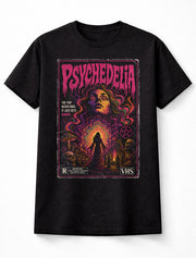 Psychedelia Occult Horror VHS Retro Gothic Unisex T-Shirt
