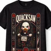 Quacksaw Saw Billy the Puppet Jigsaw Horror Movie Tricycle Duck Unisex T-Shirt