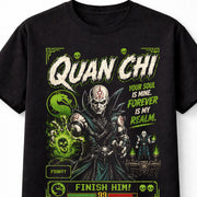 Mortal Kombat Quan Chi Retro Arcade Fighting Game Unisex T-Shirt