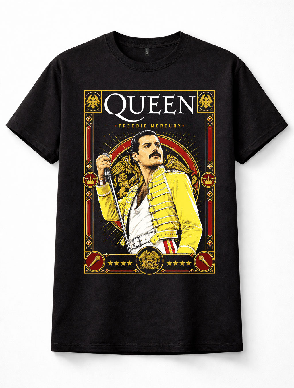 Queen Freddie Mercury Classic Rock Band Music Unisex T-Shirt