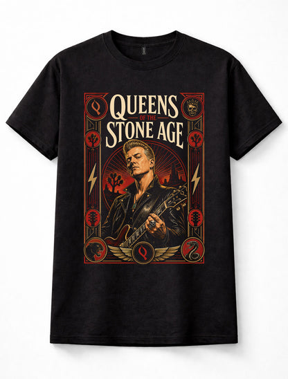 Queens of the Stone Age Josh Homme Rock Band Graphic Unisex T-Shirt