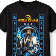 Mortal Kombat Raiden Thunder God Fighting Game Gamer Unisex T-Shirt